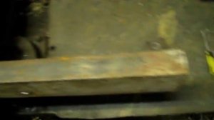 Самодельный трактор,установка заднего моста.