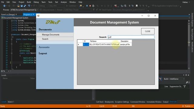 C# | Document Management System(DMS) Demo смотреть онлайн