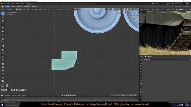 modeling a tank in blender 2 8 speed modeling смотреть онлайн