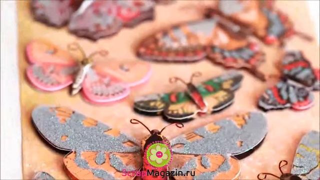 Наклейки от K&Company "Butterfly Grand Adhesions" смотреть онлайн