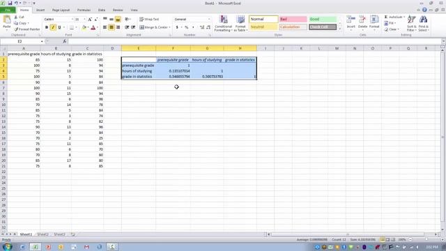 How to Use Excel-The Correlation Tool смотреть онлайн
