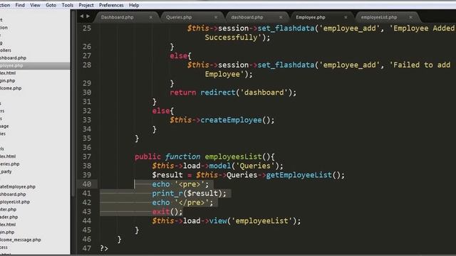 HRMS Advance Reports using PHP Codeigniter - View Employees List смотреть онлайн
