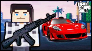 КВАДРАТНЫЙ ГТА 5 видео игра про разборки в стиле гта про машинки и тачки в игре Block Warriors