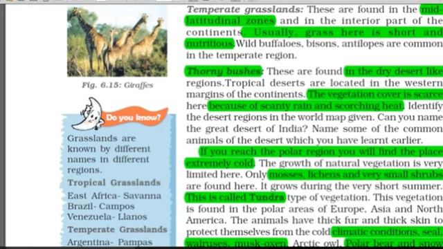 NCERT CLASS 7 GEOGRAPHY CHAPTER-6 Part-2 || Natural Vegetation and Wildlife смотреть онлайн
