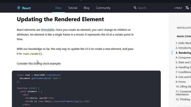 Rendering Elements in React Js | ReactDOM module | Lec#9 | React for Beginners in Hindi/ Urdu 2022 смотреть онлайн