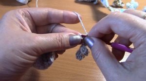 Вязание закладки мышки для книг  Часть 2 из 3