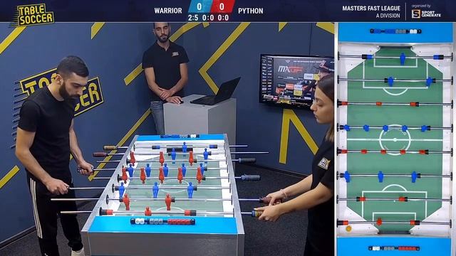 Table Football | K.Karapetyan(WARRIOR) - M.Sahakyan(PYTHON) | 21.10.2021 22:50(GMT+4) | MFL смотреть онлайн