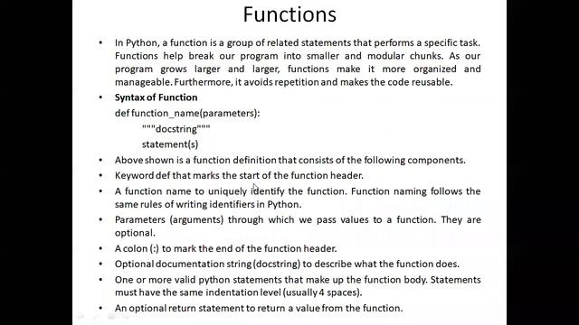 functions in python смотреть онлайн