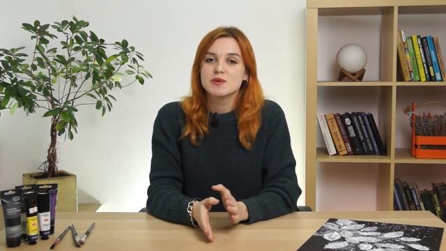 Картина акрилом: рисование отпечатками листьев (Введение в курс) смотреть онлайн