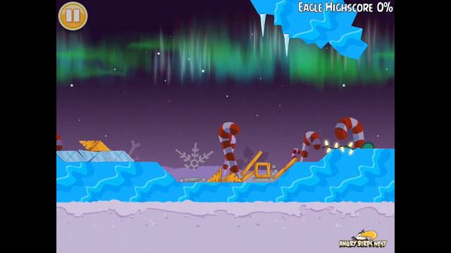 Angry Birds Seasons Winter Wonderham 1-16 100% Feather Mighty Eagle Walkthrough смотреть онлайн