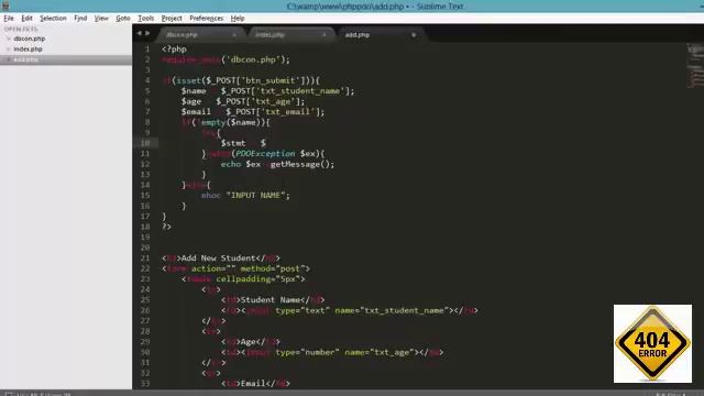 PHP Pdo and Mysql CRUD select insert update delete смотреть онлайн