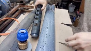 Фильтр воды своими руками, для полива из реки.