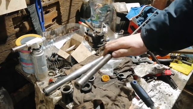 Установка конических подшипников в вилку Днепр МТ смотреть онлайн