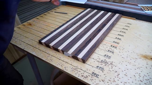 Making 3D end grain cutting board #16 смотреть онлайн