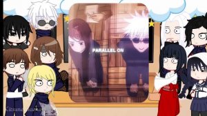 🦊🌸🦊Past Jujutsu Kaisen react to future [Part 1/3][Gacha club]⚠️MANGA SPOILER⚠️
