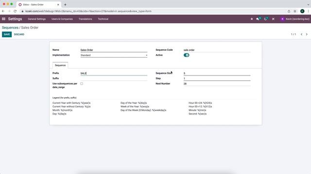 How to Edit Sequences in Odoo V15 смотреть онлайн