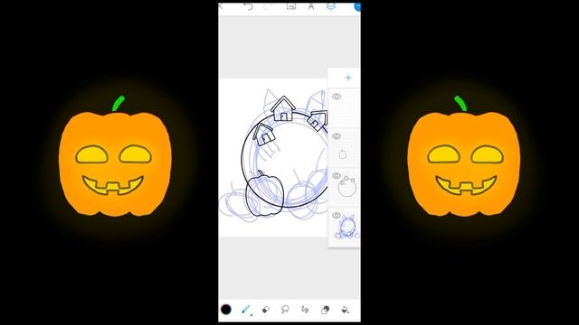 У нас его конечно, не сильно празднуют. Но с Хеллоуином! (Speedpaint)