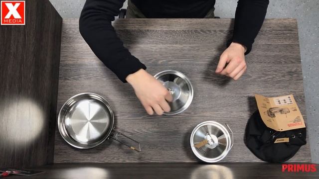 Набор посуды Primus CampFire Cookset S/S Small P738002 смотреть онлайн