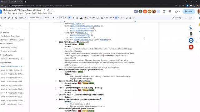 Kubernetes Release Team Meeting for 20230315 смотреть онлайн