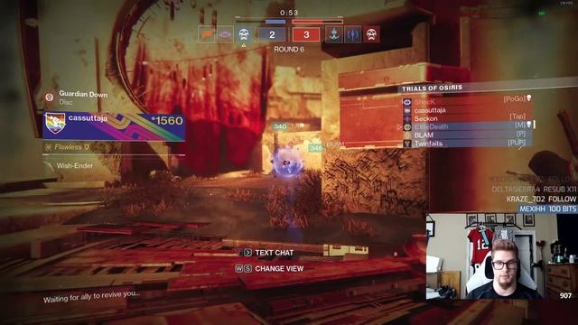 Elite death close game 4-5 against stasis, bows. ( Destiny 2 trials ) смотреть онлайн