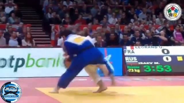 Judo Grand Slam Paris 2014 Bronze -73kg LEGRAND Ugo (FRA) - ISAEV Mansur (RUS) смотреть онлайн