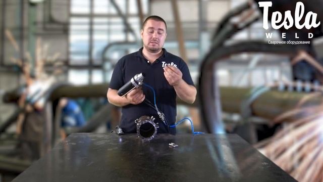 Приварка шпилек методом вытягивающейся дуги в защитной газовой среде установкой Tesla Weld SM 820 смотреть онлайн