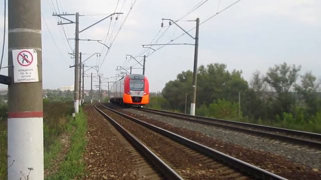 ЭС1-048 перегон Тарусская-Серпухов