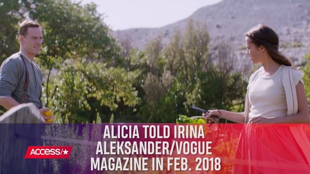 Alicia Vikander Says She Barely Spoke To Husband Michael Fassbender When They Met | Access смотреть онлайн