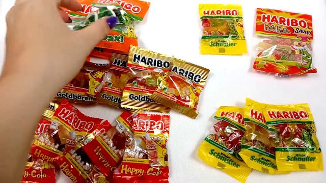 Open HARIBO 👉 KINDER PARTY 👈  -- MEGA PACK || Opening Candy || Haribo Unboxing || Haribo Gummy Bear