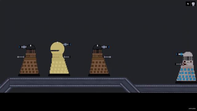 The Daleks VS The Mechanoids | People Playground Dalek Mod Update 0.4 Video смотреть онлайн
