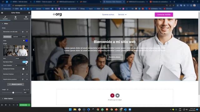 Elementor Pro - ¿Cómo crear un Slide animado en WordPress? смотреть онлайн