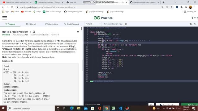 rat in a maze problem-1||python смотреть онлайн
