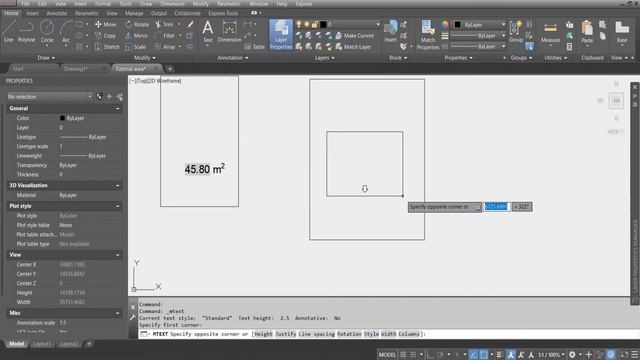 Automatic area calculation in AutoCAD смотреть онлайн