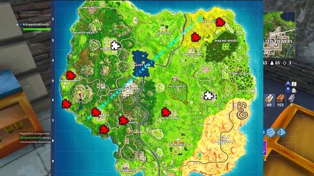"Search Jigsaw Puzzle Pieces in Basements" ALL LOCATIONS Fortnite Puzzle Pieces Locations Week 10! смотреть онлайн