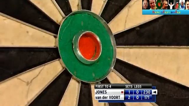 PDC World Darts Championship 2011 - van der Voort VS Jones смотреть онлайн