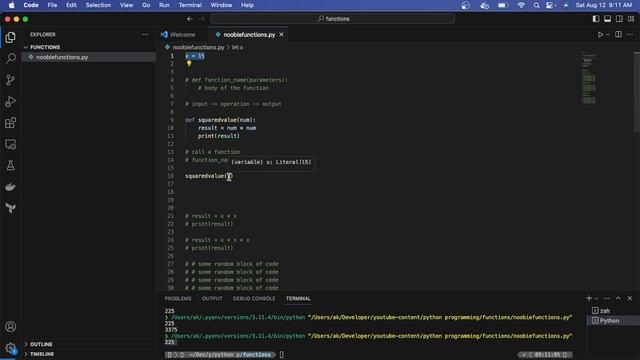 Mastering Python Functions: Beginner's Tutorial смотреть онлайн