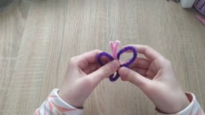 Как сделать БАБОЧКУ из синельной проволоки.?