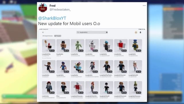 NEW ROBLOX MOBILE APP UPDATES! Improved Player List & Experiences Update! смотреть онлайн