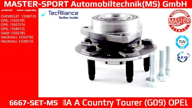 6667-SET-MS | WHEEL BEARING KIT | Master-Sport-Automobiltechnik (MS) GmbH смотреть онлайн