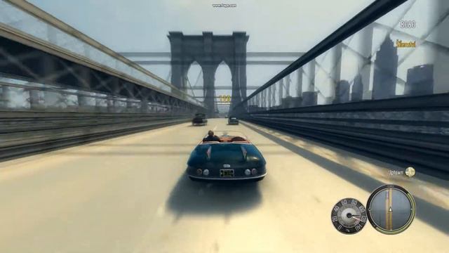 TOP SPEED in MAFIA 2, more than 140 mph and the best car crash ever and ever смотреть онлайн
