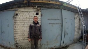 Козырек большой для гаража