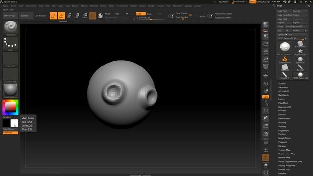 Создание персонажей в Zbrush: 3D Скульптинг с нуля. Интерфейс и основы. Урок #1 смотреть онлайн