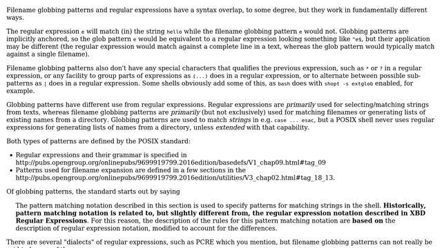 Unix & Linux: Why not seeing shell globs as a "dialect" of regex? (2 Solutions!!) смотреть онлайн