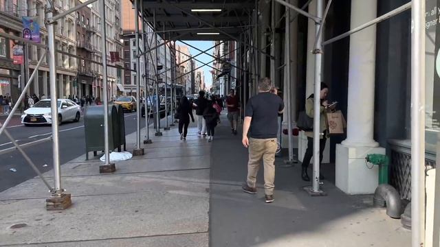 Walking The Streets Of New York - - NYC 4k Night Walk - Manhattan Virtual Tour смотреть онлайн