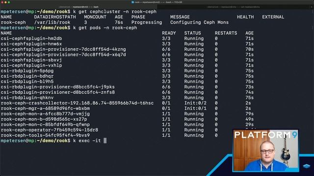 Platform9 Managed Kubernetes (PMK) - Setting up Ceph using Rook and the PMK App Catalog смотреть онлайн