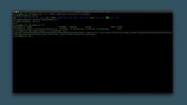 10. Using Volumes for Podman Container Storage on Oracle Linux 8 смотреть онлайн