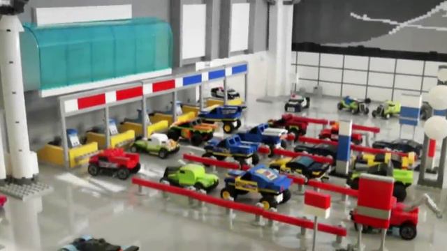 CARS 2 movie trailer recreated entirely of LEGO Brick! смотреть онлайн
