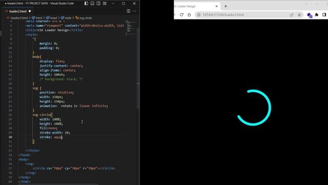 PAGE LOADING SPINNER ANIMATION USING CSS | CSS LOADING ANIMATION | CSS ANIMATIONS смотреть онлайн