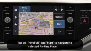 How To Use Sygic Car Navigation Parking Services with MirrorLink Infotainment System