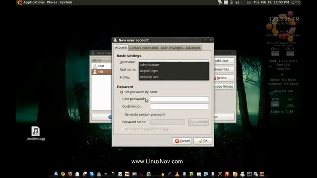 How to change the Password for user accounts for ubuntu 9.10 ? смотреть онлайн